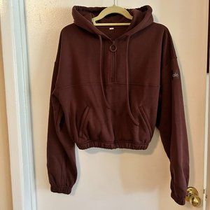 ALO Yoga Cropped Hoodie Sweatshirt